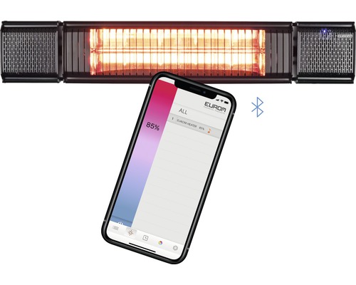 Infraröd värmare med smartphone app styrning
