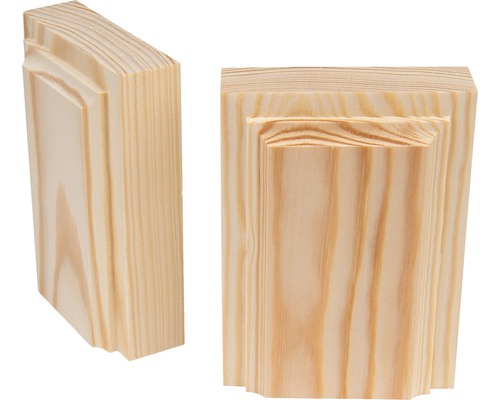 Bottenklots obehandlad furu 100x145x17mm 2-pack