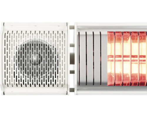 Detaljvy av infraröd värmare