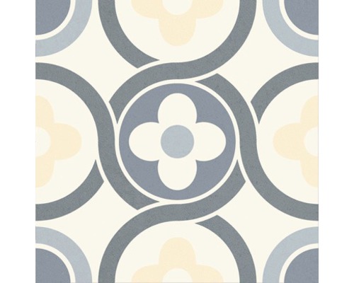 Kakelmönster med blommotiv för vägg och golv