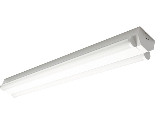 Lysrörsarmatur Basic 2 LED 120 cm vit