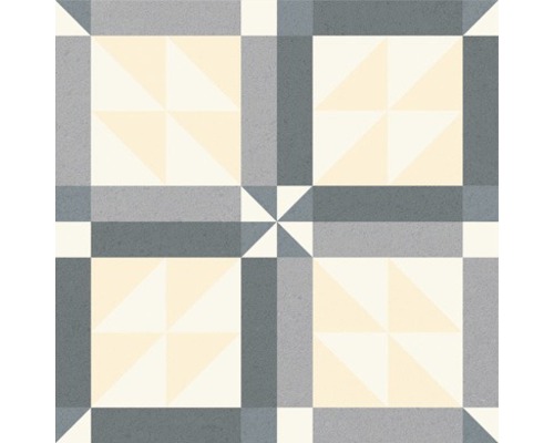 Dekorativ platta med geometriskt mönster