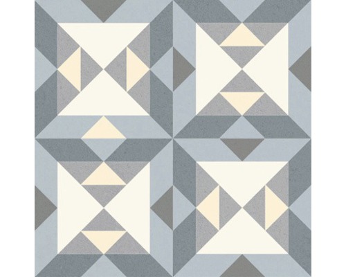 Mönster av en cementplatta med geometriska former