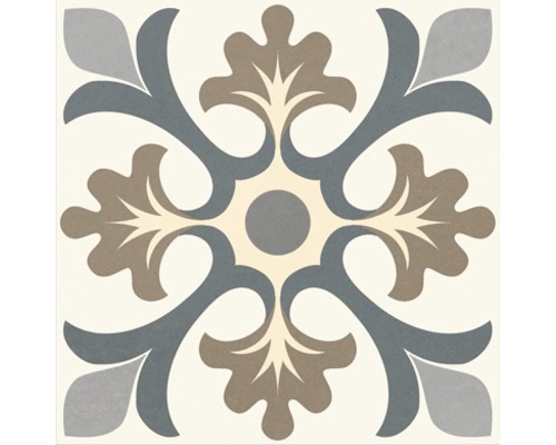 Kakel med blommönster