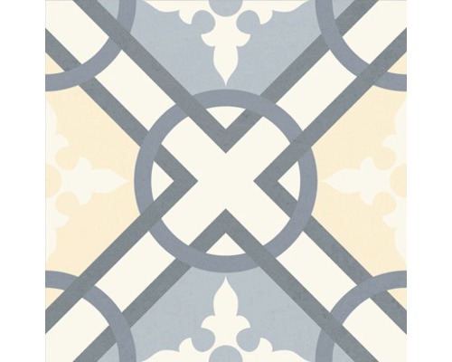 Dekorativ platta med geometriskt mönster