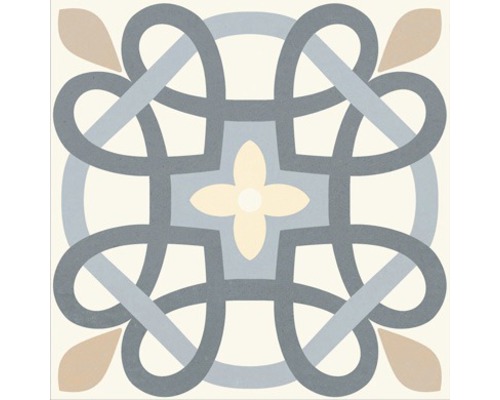 Dekorativ platta med geometriskt mönster