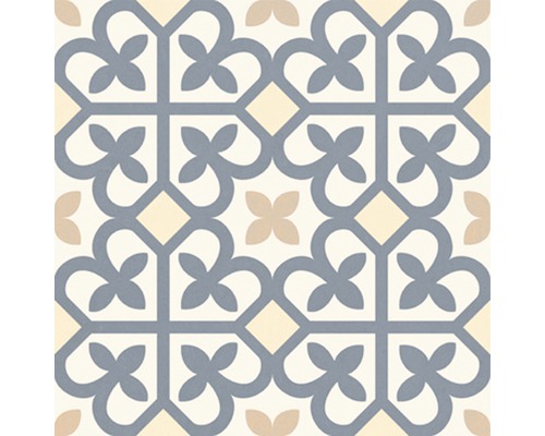 Dekorativ golvplatta med geometriskt mönster