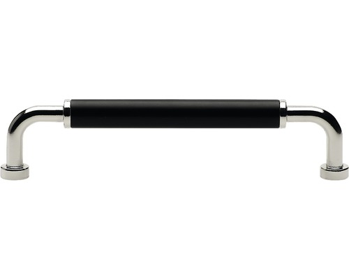 Handtag BESLAG DESIGN Brohult M-128 förnicklad/svart Handtag BESLAG DESIGN Brohult M-128 förnicklad/svart