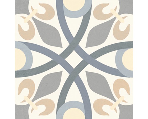 Dekorativ platta med geometriskt mönster