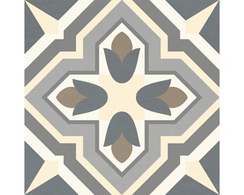 Kakel med blommönster