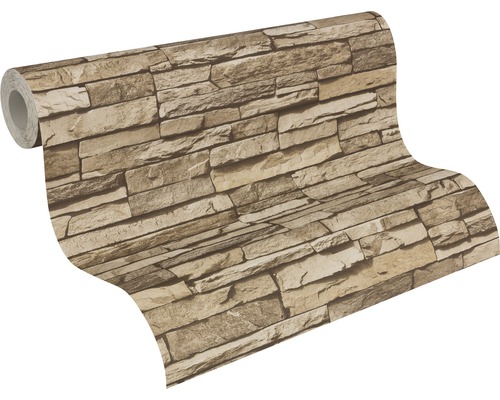 Tapetrulle med stenmönster