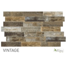 Keramiska plattor i trädesign, vintagestil