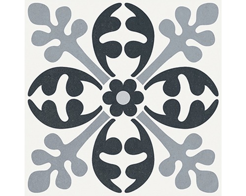 Kakel med blommönster