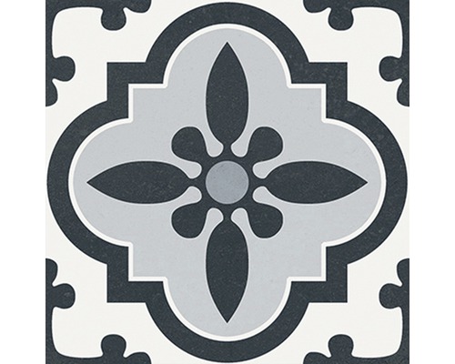 Dekorativ platta med blommotiv