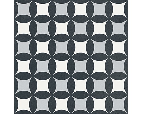 Kakelmönster med blommigt motiv för golv och vägg