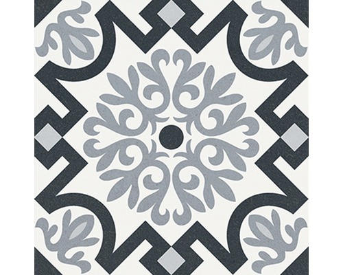 Dekorativ platta med ornamentalt mönster