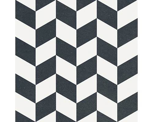 Dekorativ platta med sicksackmönster