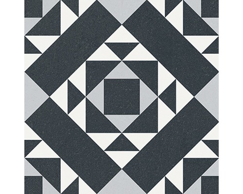 Dekorativ golvplatta med geometriskt mönster
