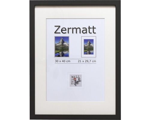 Träram THE WALL Zermatt svart 30x40cm