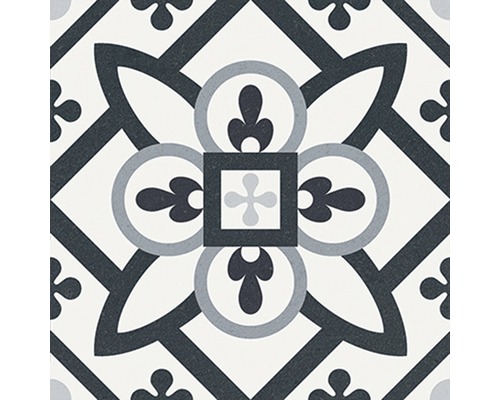 Dekorativ platta med geometriskt mönster