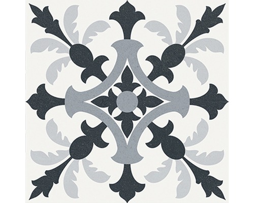 Dekorativ platta med blommönster