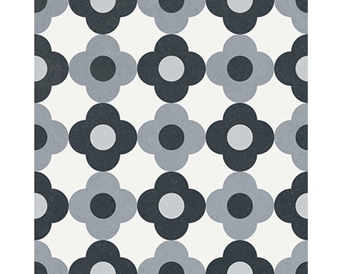 Kakelmönster med blomdesign