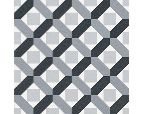 Dekorativ platta med geometriskt mönster