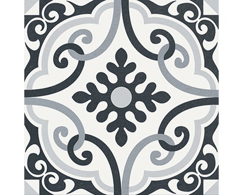 Dekorativ platta med ornamentalt mönster