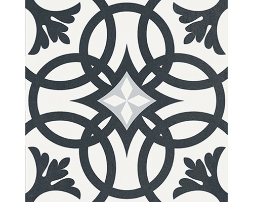 Dekorativ platta med geometriskt mönster