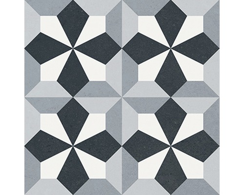 Dekorativ platta med geometriskt mönster