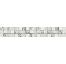 Mosaikplatta med glas- och naturstensutseende