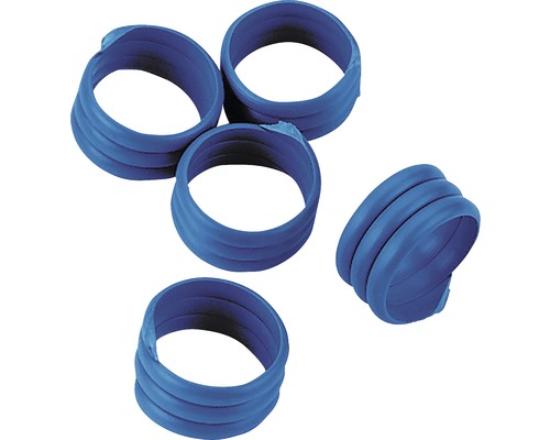 Spiralringar för märkning Ø16mm 20st blå