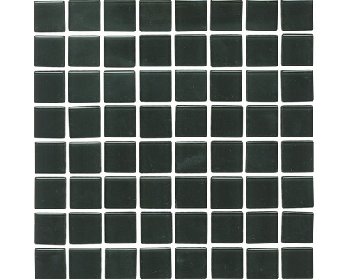 Mosaik glas XCM 8050 30,2x32,7 cm svart