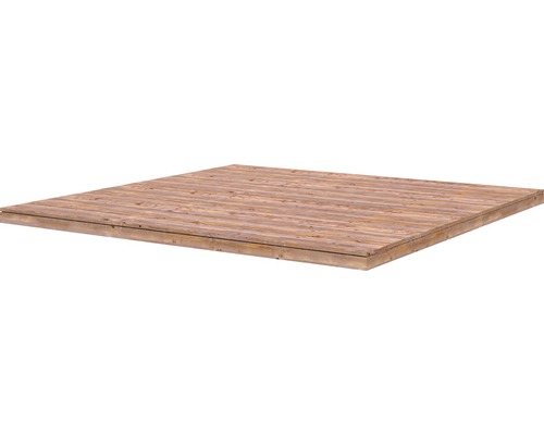 Golv PALMAKO till paviljong Betty 9,0m² (säljs endast tillsammans med paviljong) Trädäckelement med trästruktur