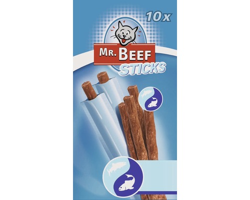 Kattgodis MR. BEEF Sticks lax forell 10-pack-0