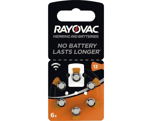 Knappcellsbatteri RAYOVAC Acoustic 13 6-pack