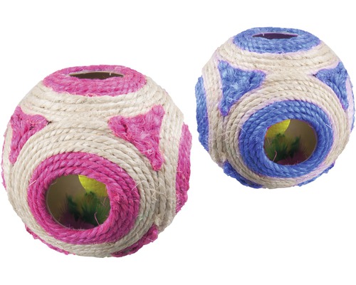 Kattleksak KARLIE sisal leksaksboll 11cm Kattleksak KARLIE sisal leksaksboll 11cm