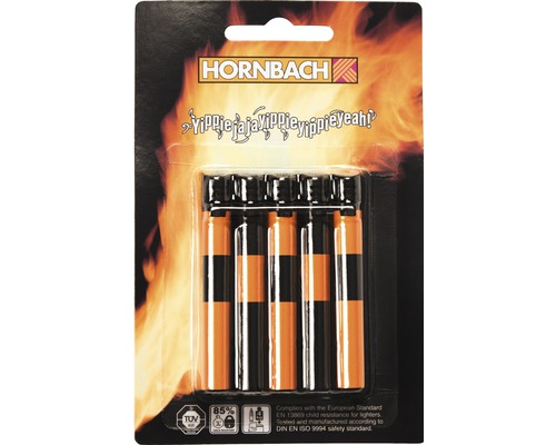Hornbach tändare påfyllning förpackning med fem stycken