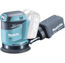 Makita batteridriven excenterslipmaskin med dammpåse