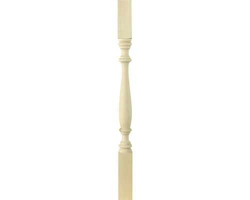 Stolpe svarvad furu 103 53,x53x700mm Trä räcke stolpe för trappor