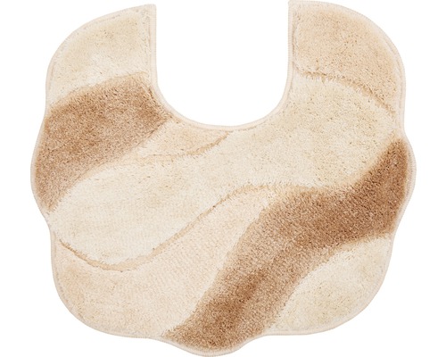 Badrumsmatta GRUND Carmen beige brun 55x50 cm 24 mm