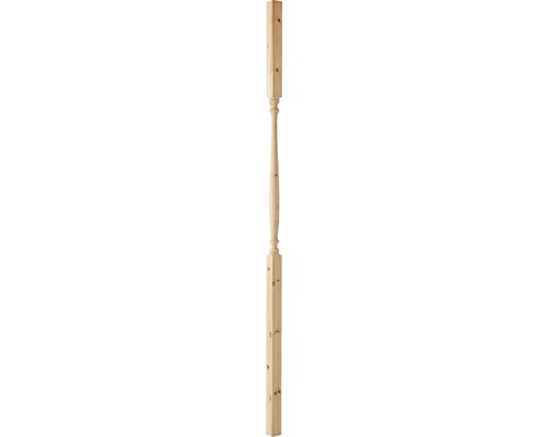 Stolpe svarvad furu 109 65x65x2500mm Träbaluster