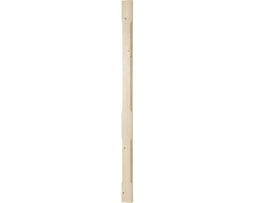 Stolpe fasfräst halva 123H 65x130x1180mm Träskiva