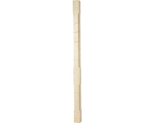 Stolpe fasfräst halva 124H 65x130x2500mm Limträ