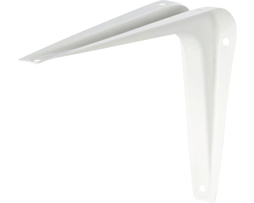 Konsol DOLLE Standard 90x65mm metall vit Hyllkonsol av stål med hål för montering