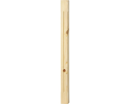 Stolpe spårfräst furu 136 65x65x900mm Trästolpe med spår