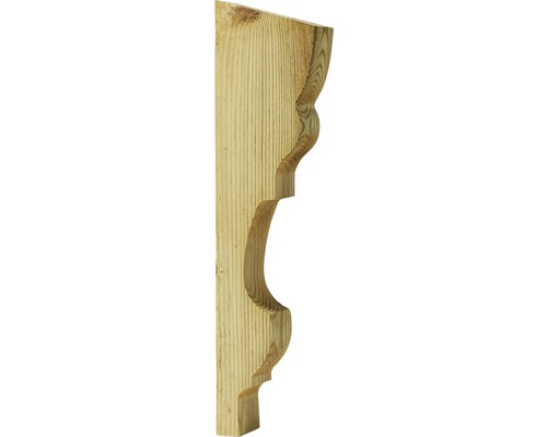 Fönsterknekt B3 tryckimpregnerad NTR AB 42x330x85mm Träkonsol med böjd design