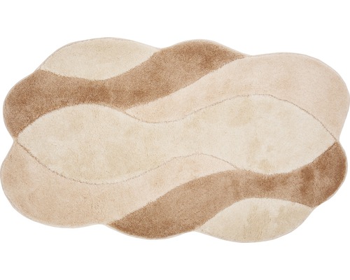 Badrumsmatta GRUND Carmen beige brun 80x140 cm 24 mm