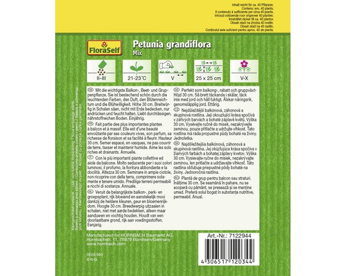Fröpåse Petunia grandiflora Mix