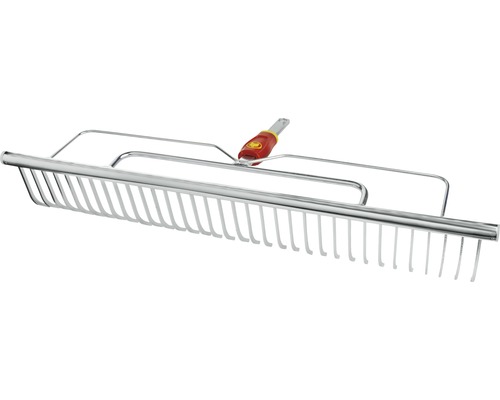 Metallräfsa med pinnar och handtag